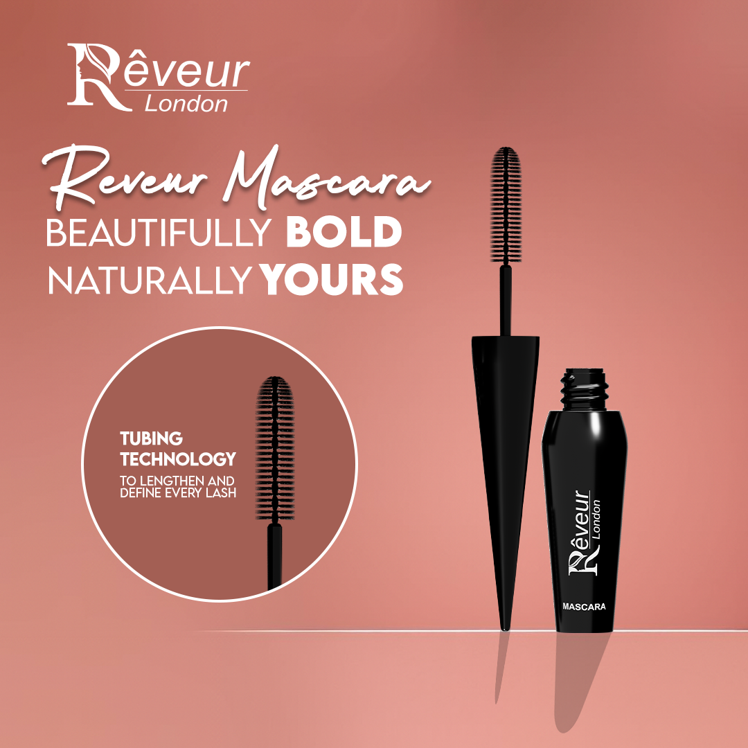 Reveur mascara bold naturally long lashes product advertisement
